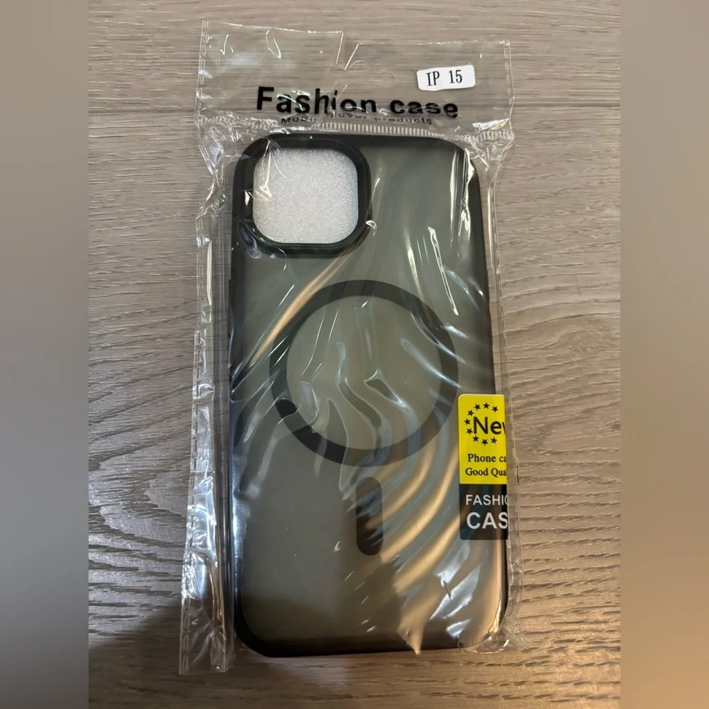 OZOPO Black Tempered Glass Screen Protector with Case for iPhone 15